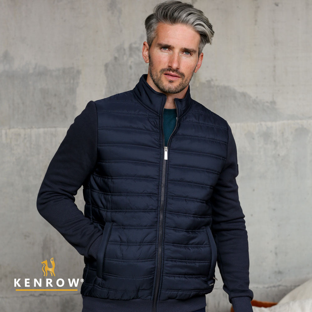 Kenrow Gibson Zip Through Navy