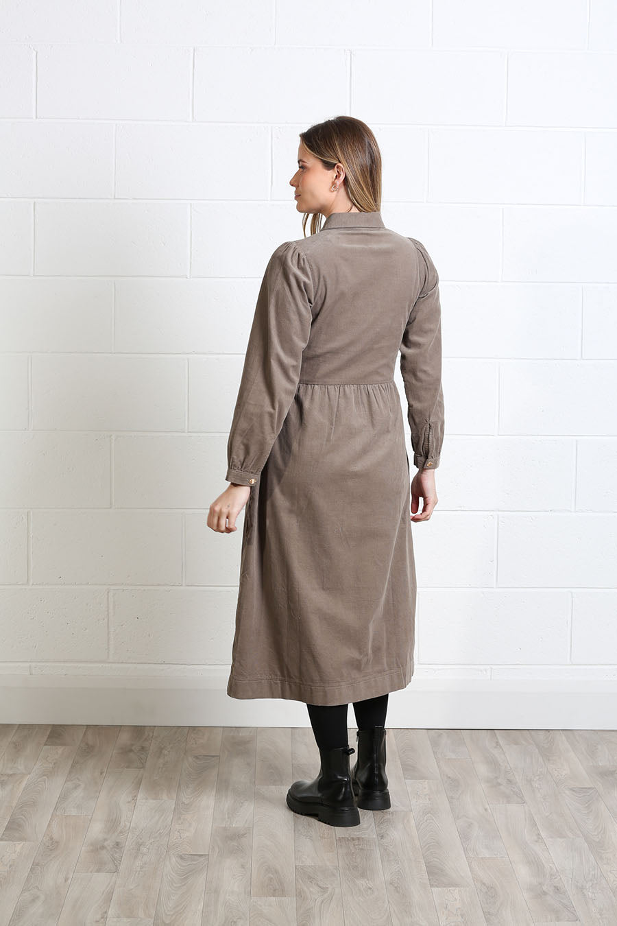 Rant and Rave Hazel Shirt Dress Biscuit