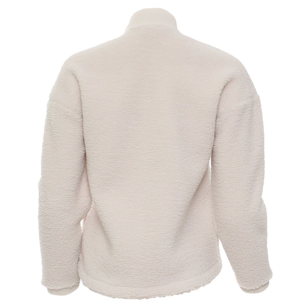 Relax & Renew Heidi Borg Bomber Jacket Cream