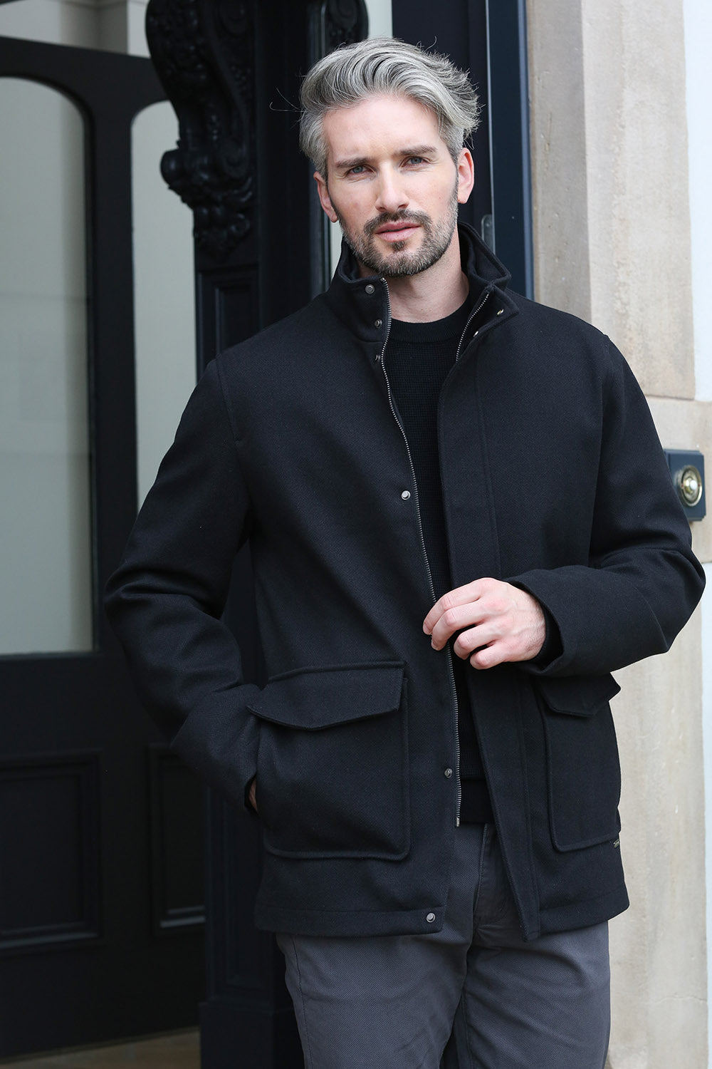 Kenrow Huxley Coat Black