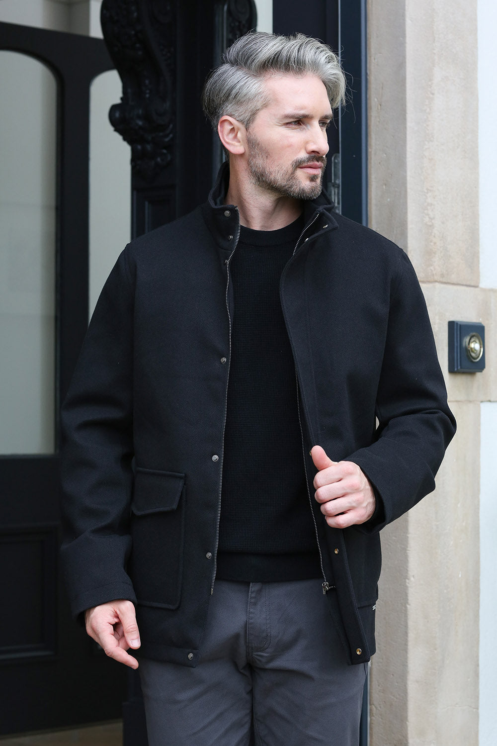 Kenrow Huxley Coat Black