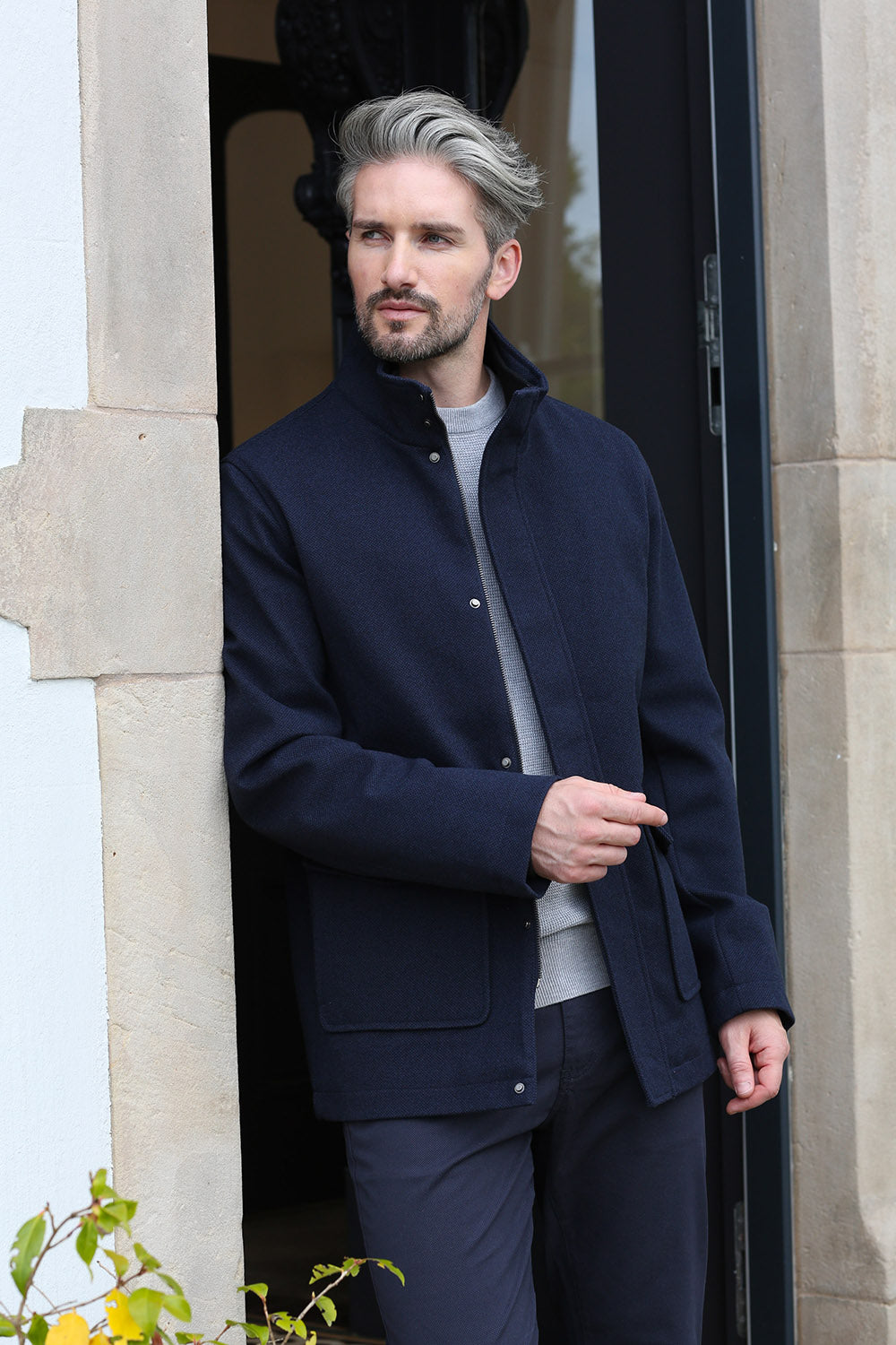 Kenrow Huxley Coat Navy