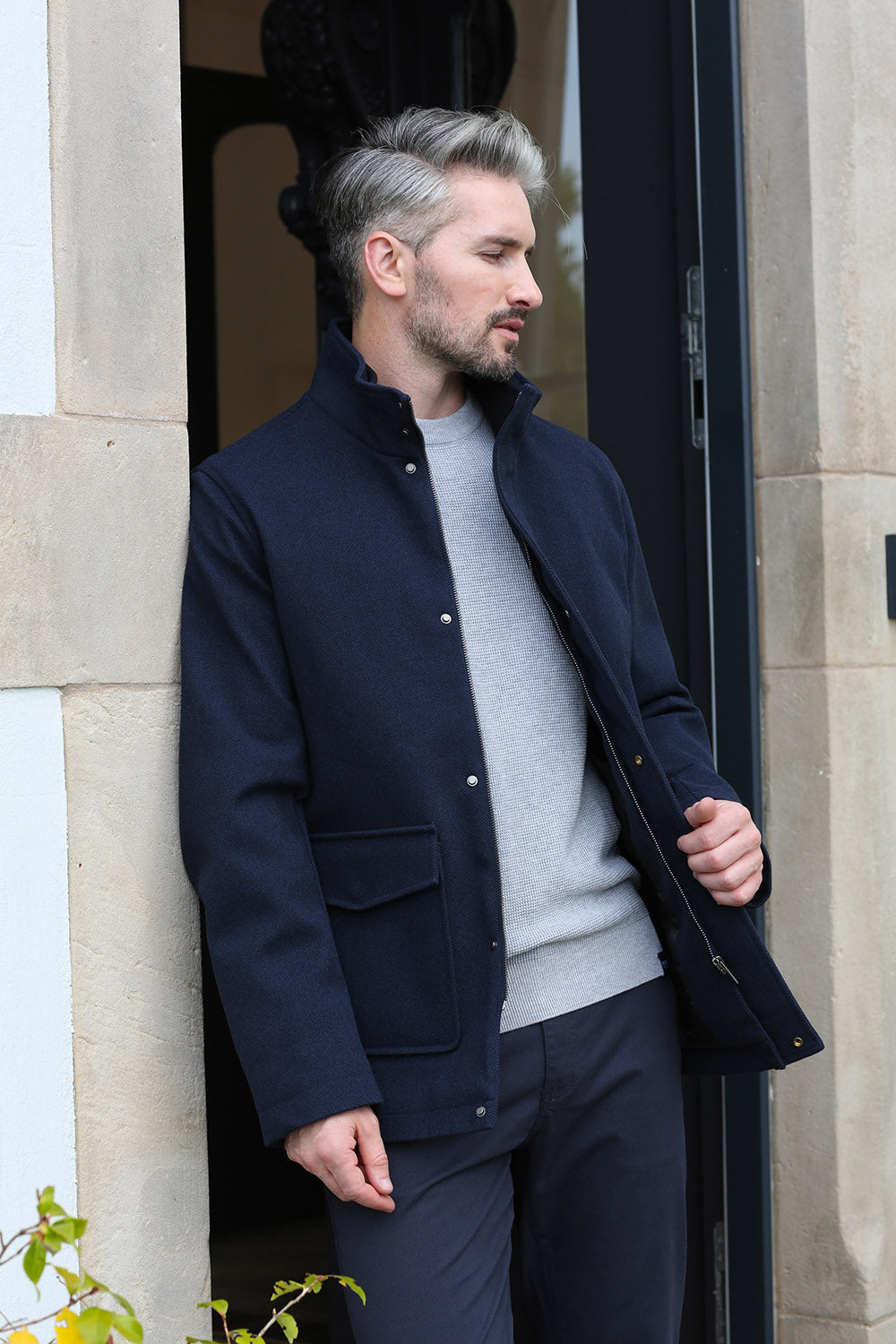 Kenrow Huxley Coat Navy