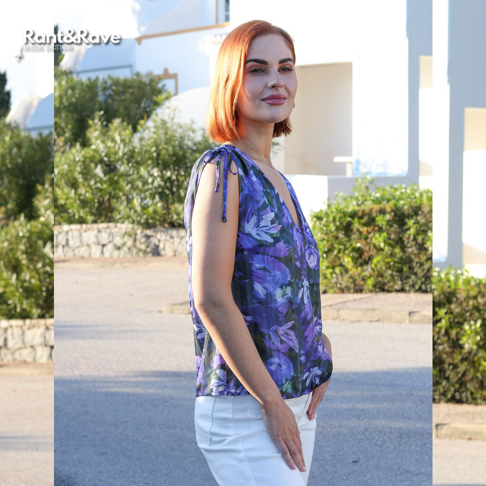 Rant and Rave Imogen Top Purple