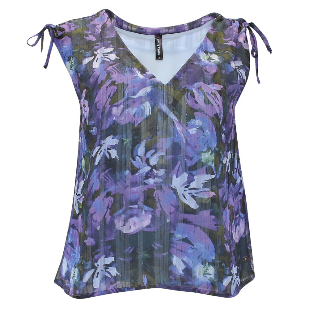 Rant and Rave Imogen Top Purple