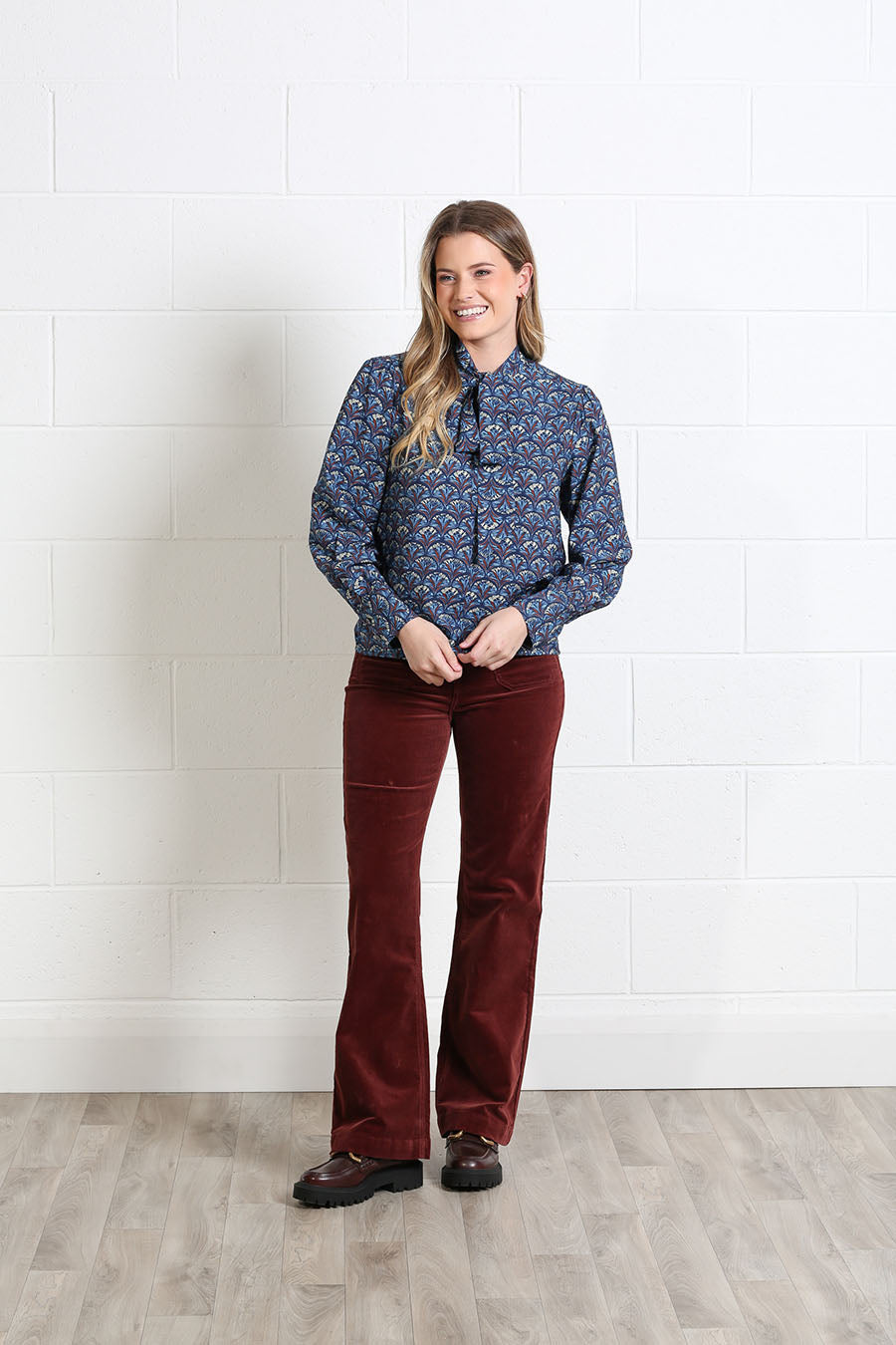 Rant and Rave Isabella Blouse Navy Reef