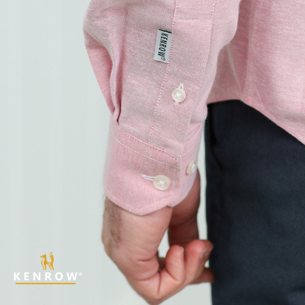 Kenrow Jagger Oxford Shirt Brick Melange