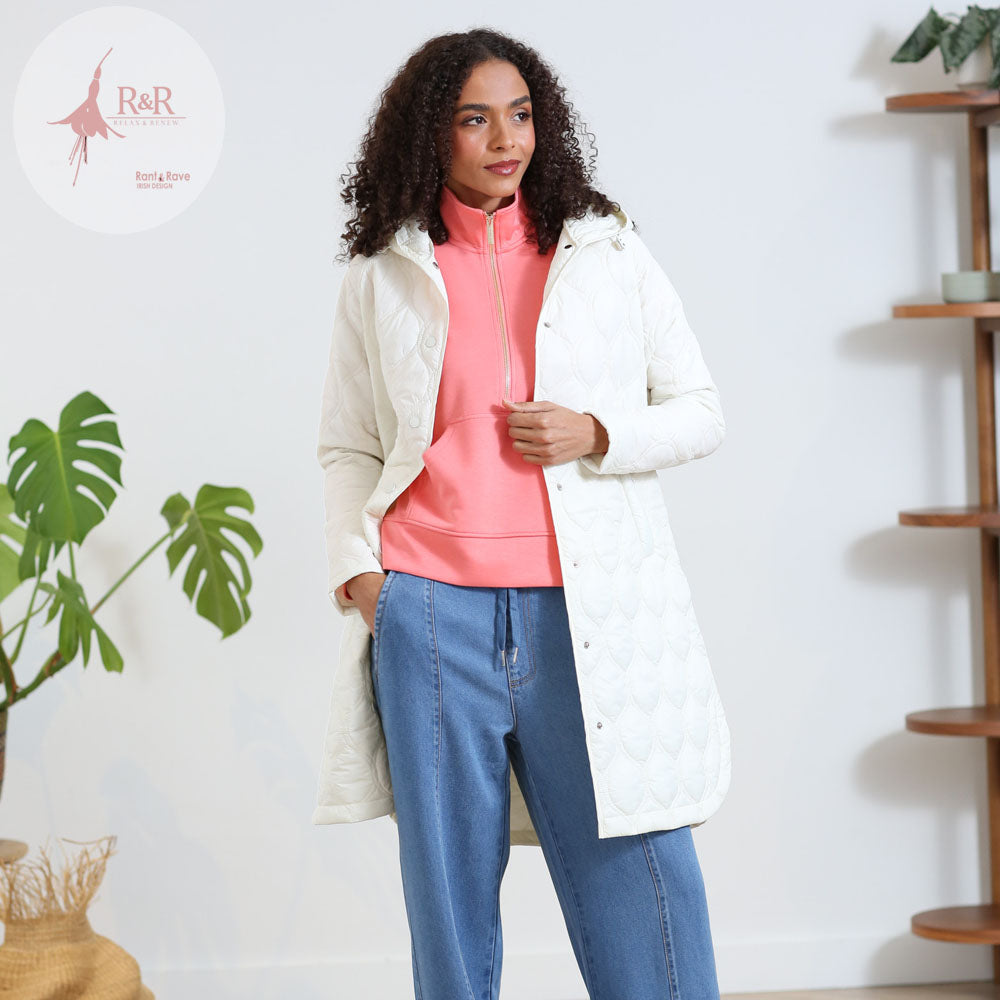 Relax & Renew Jane Half Zip Coral