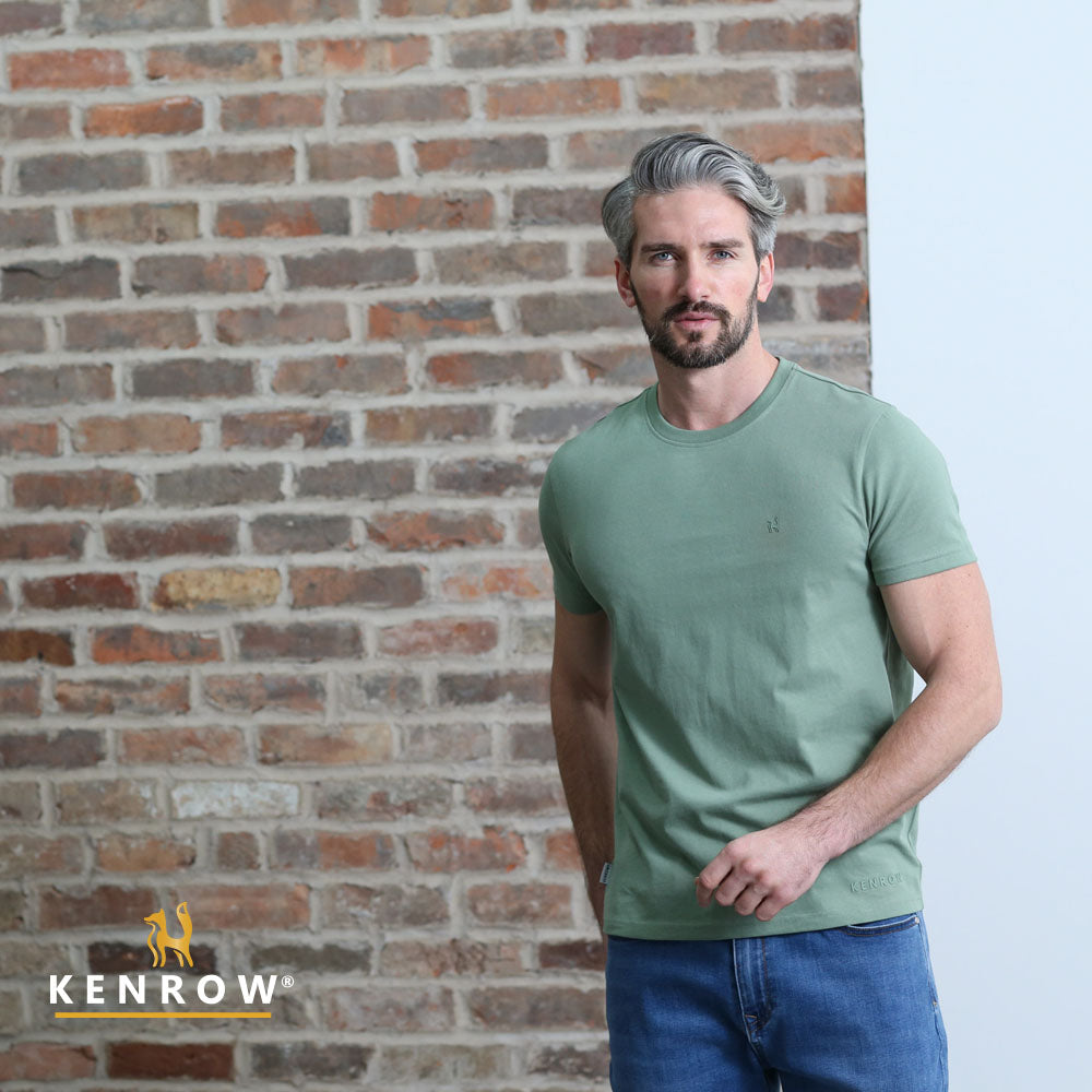 Kenrow Jax Brushed Tee Basil