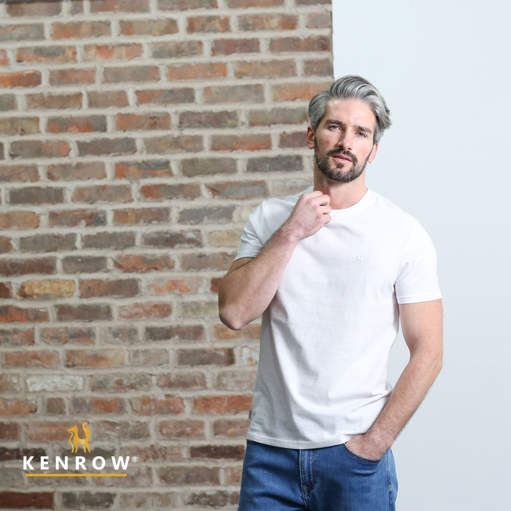 Kenrow Jax Brushed Tee White