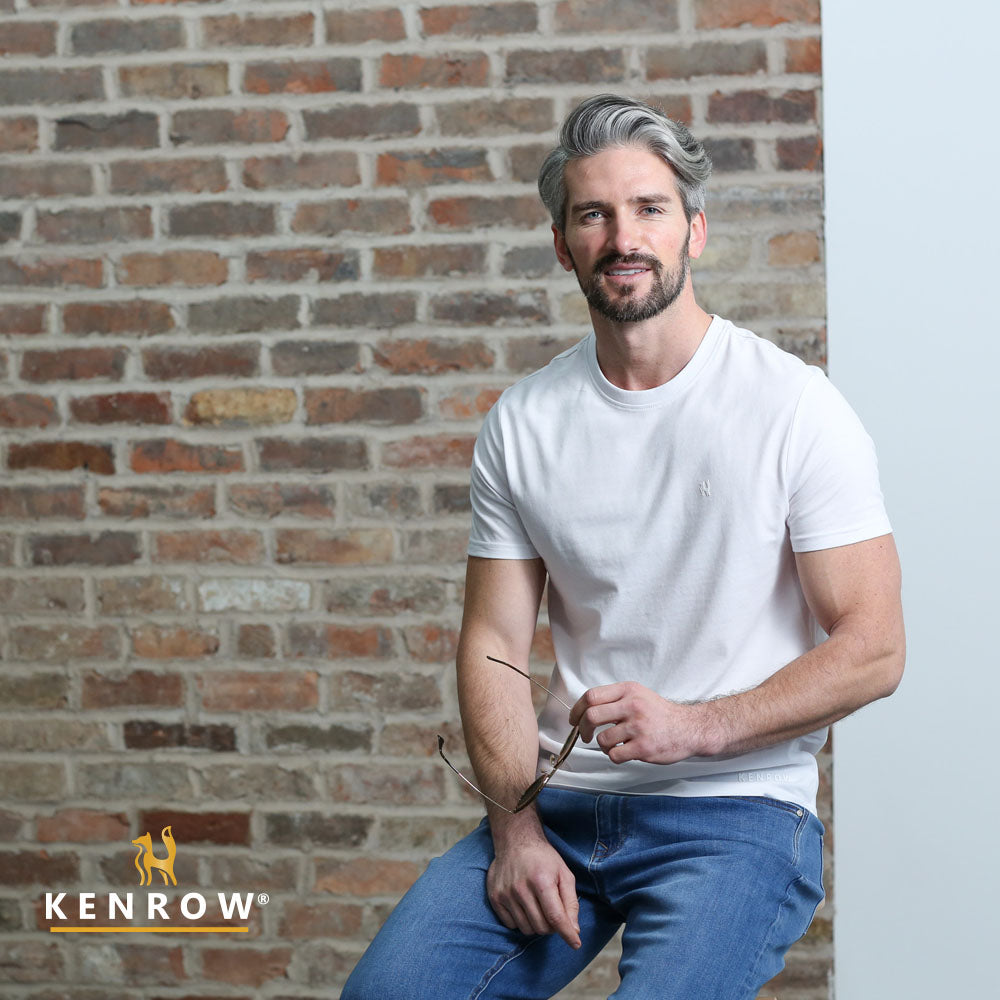 Kenrow Jax Brushed Tee White