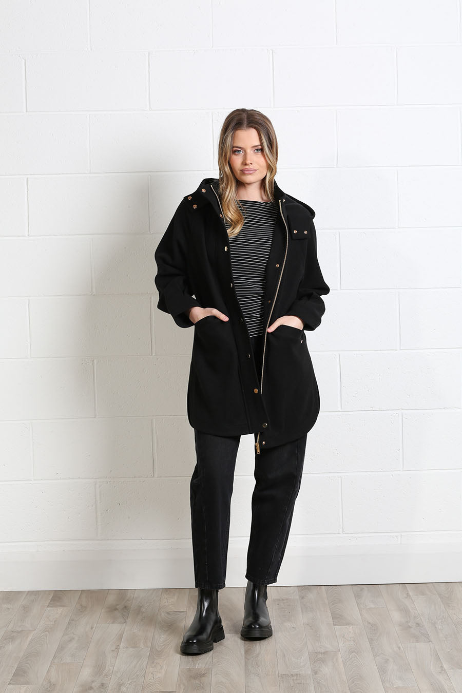 Rant & Rave Joanna Coat Black