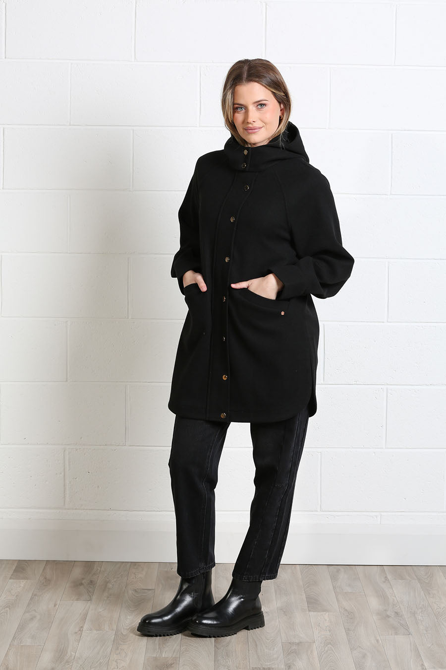 Rant & Rave Joanna Coat Black