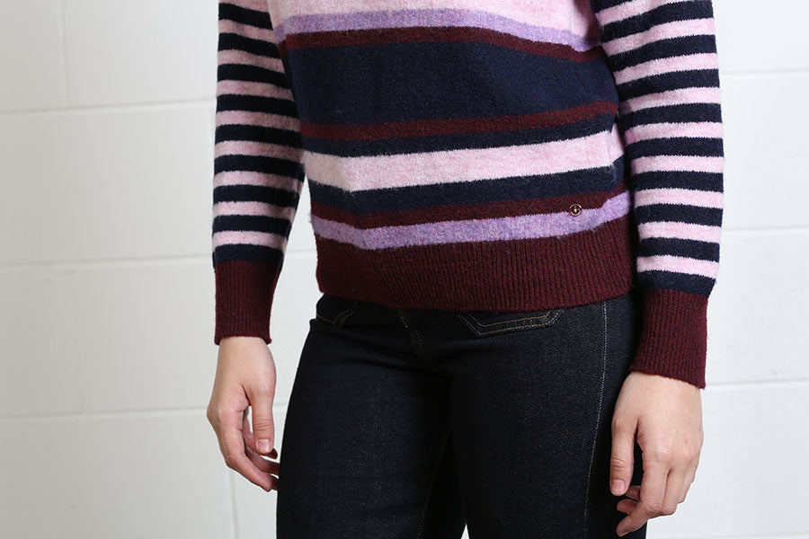 Rant and Rave Judith Collar Jumper Pink