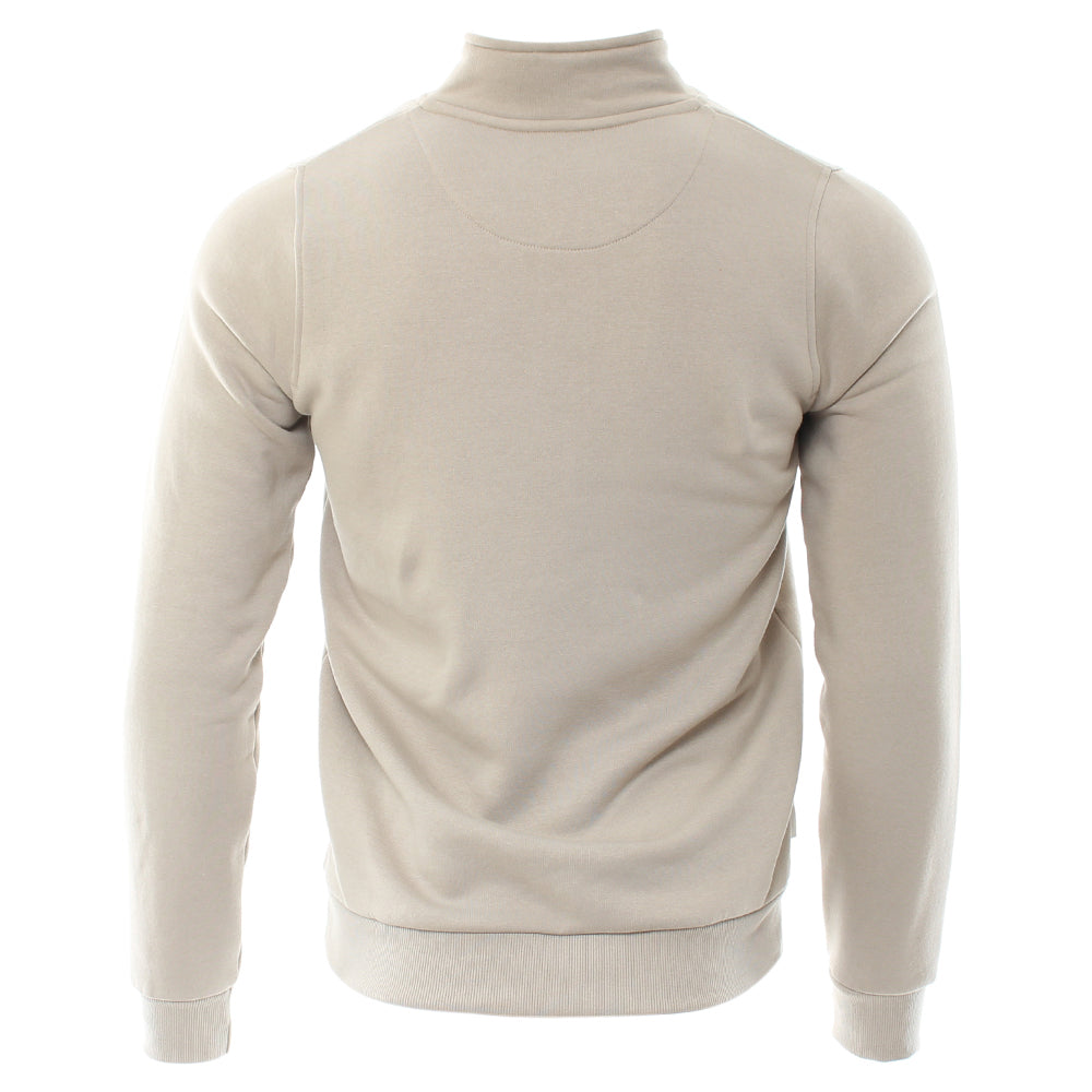 Kenrow Jerald Half Zip Jumper Sand Melange