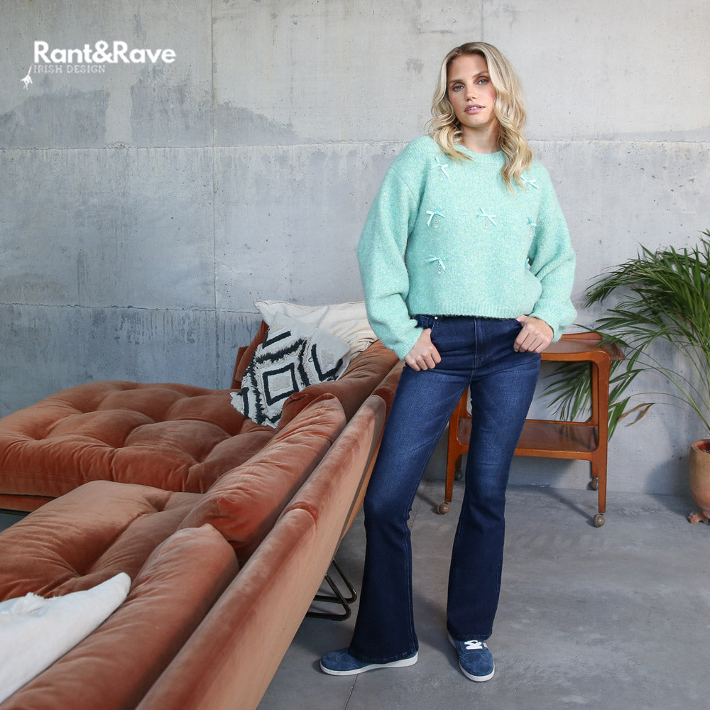 Rant & Rave Kym Flare Jean Dark Indigo