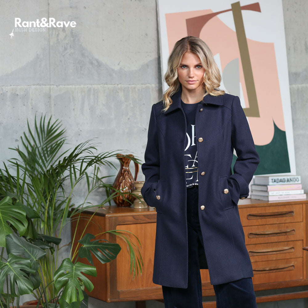 Rant & Rave Kyrie Coat Navy