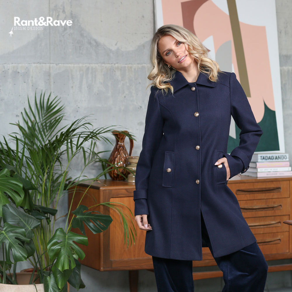Rant & Rave Kyrie Coat Navy