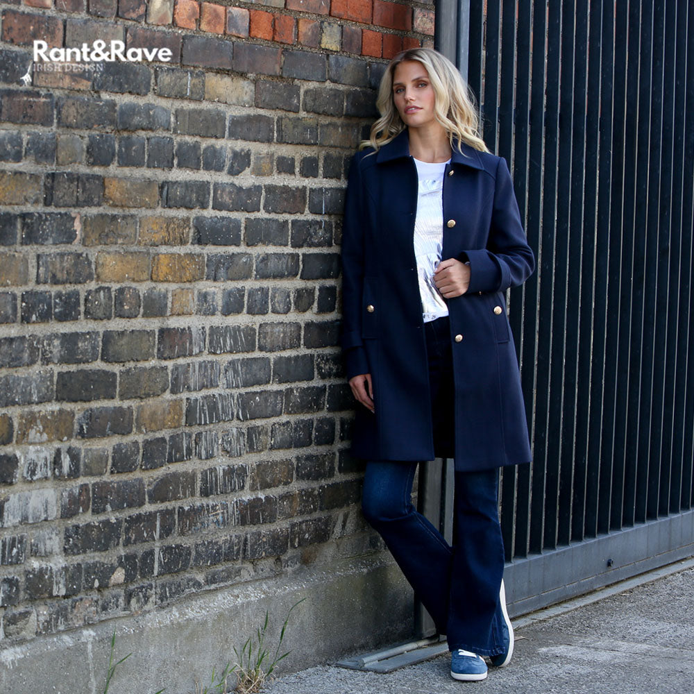 Rant & Rave Kyrie Coat Navy