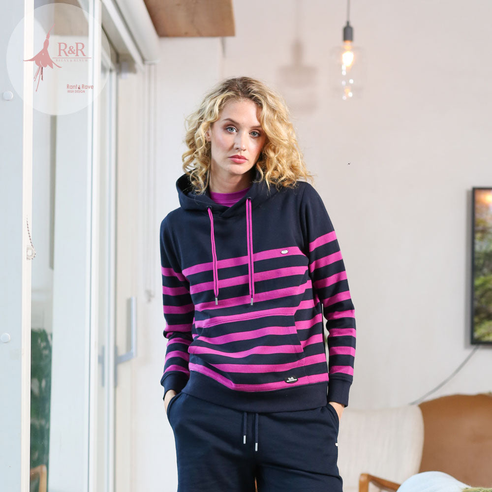 Relax & Renew Keeva Hoodie Navy