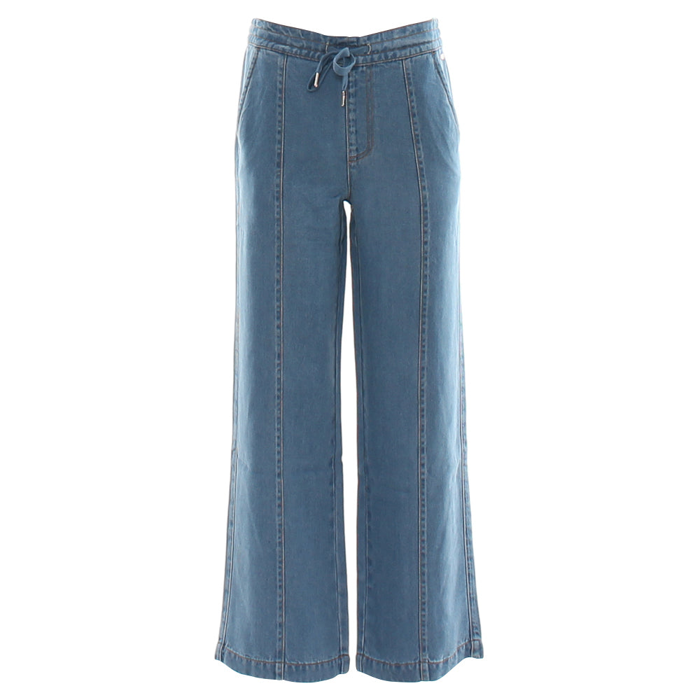 Relax & Renew Lana Wide Leg Trouser Light Wash