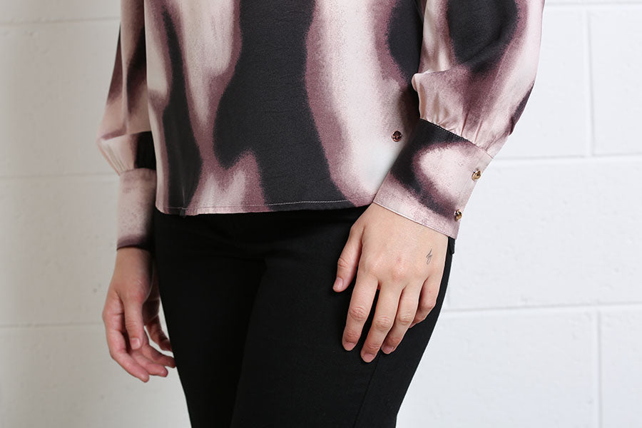 Rant and Rave Leah Top Blush