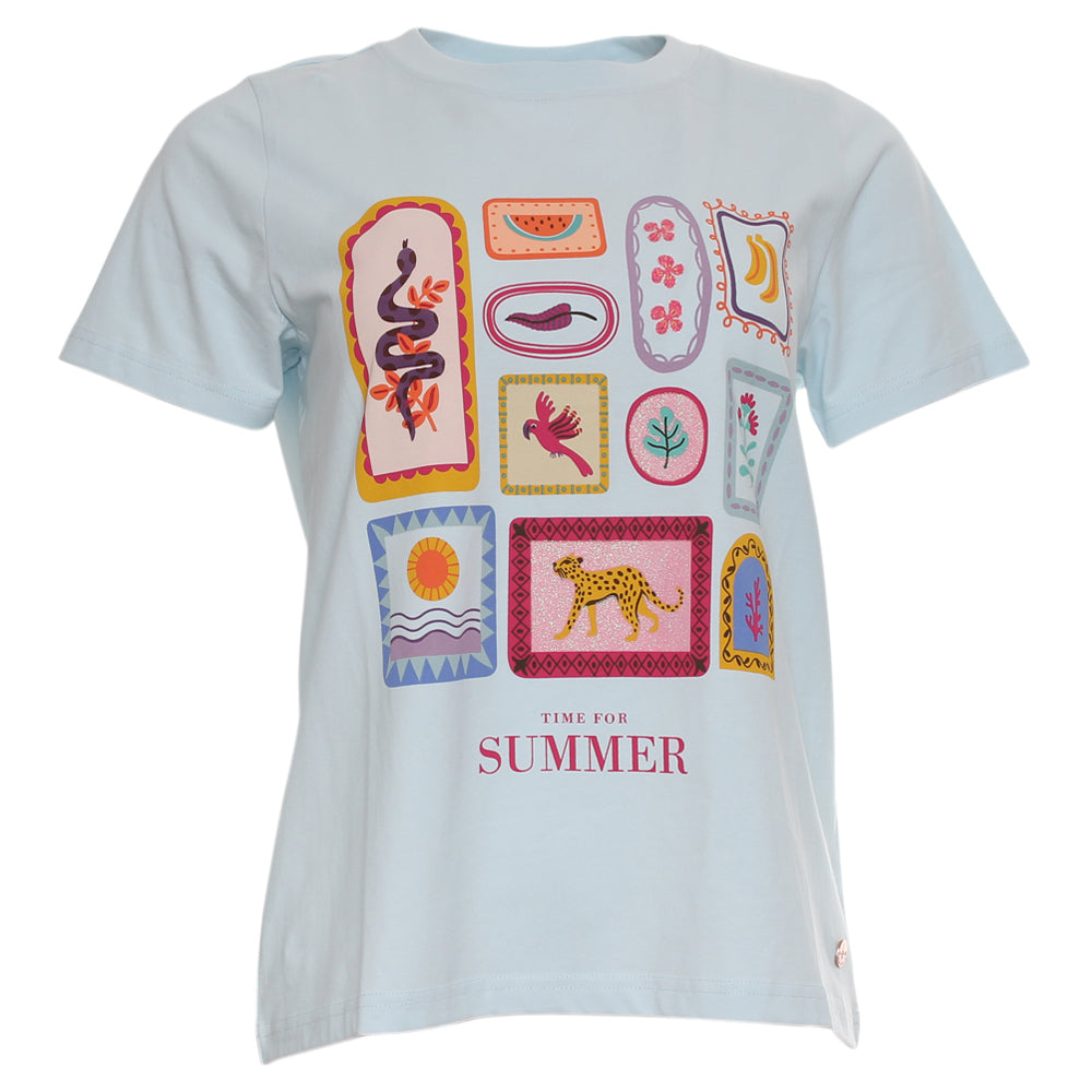 Rant and Rave Lettie Tee Blue
