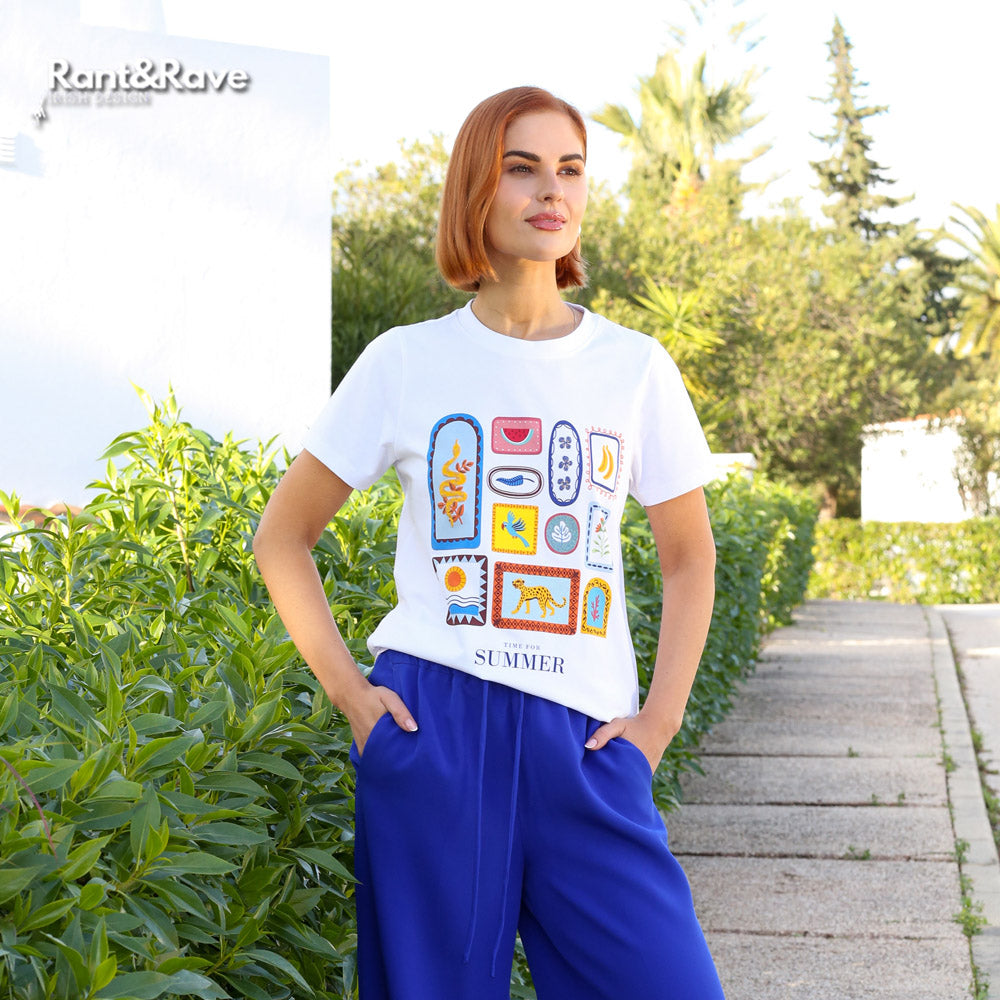 Rant and Rave Lettie Tee White