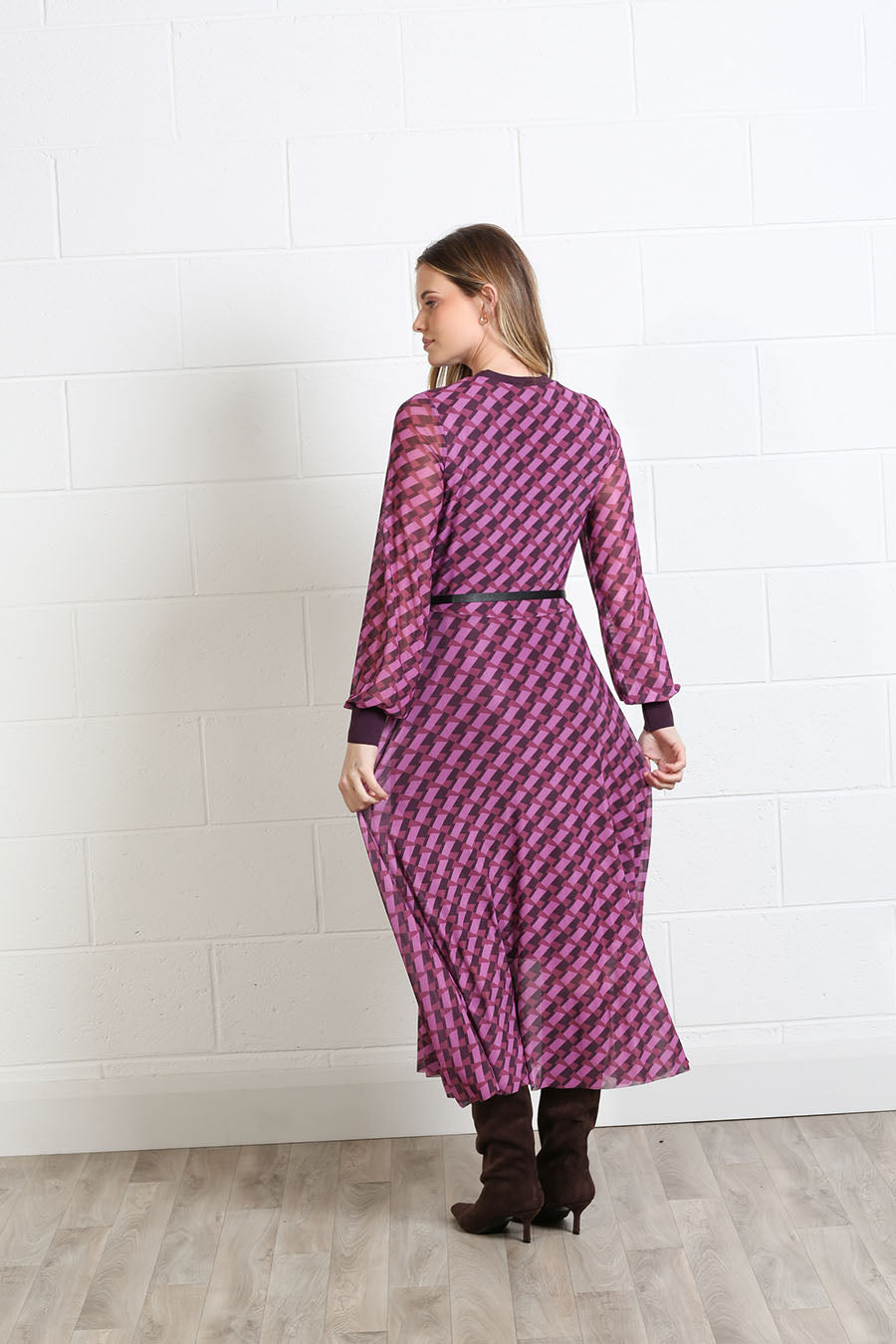 Rant and Rave Lillian Dress Burgundy