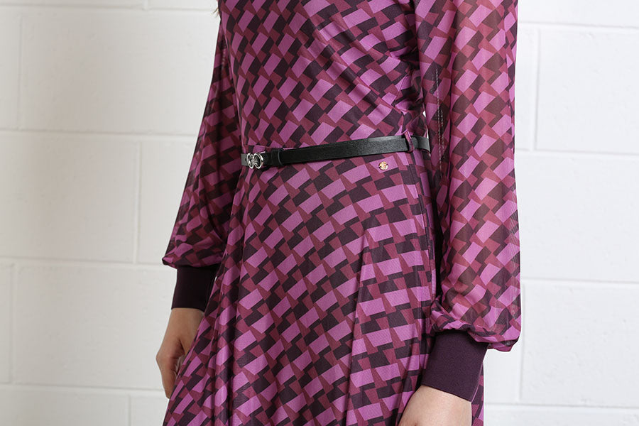 Rant and Rave Lillian Dress Burgundy