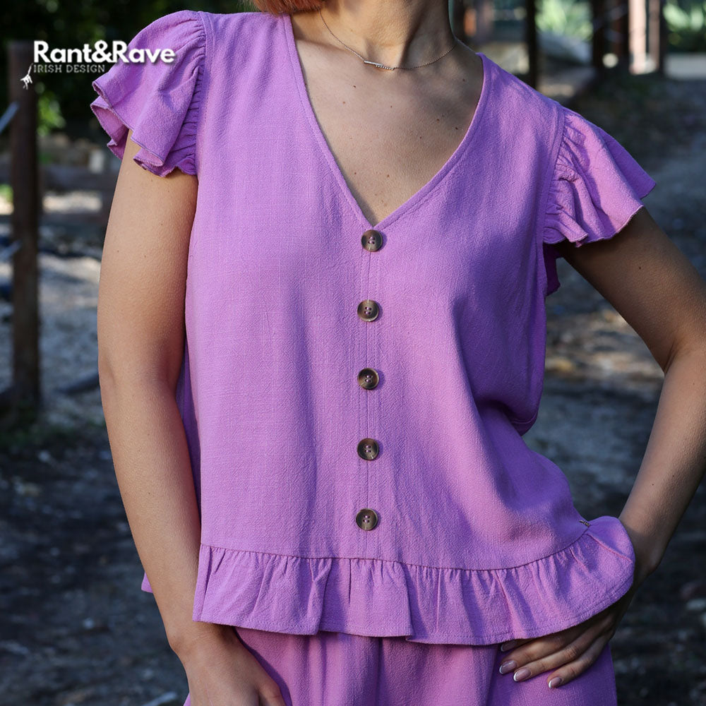 Purple Ranting Rant & Rave Lois Co-Ord Purple – Mall Road Design