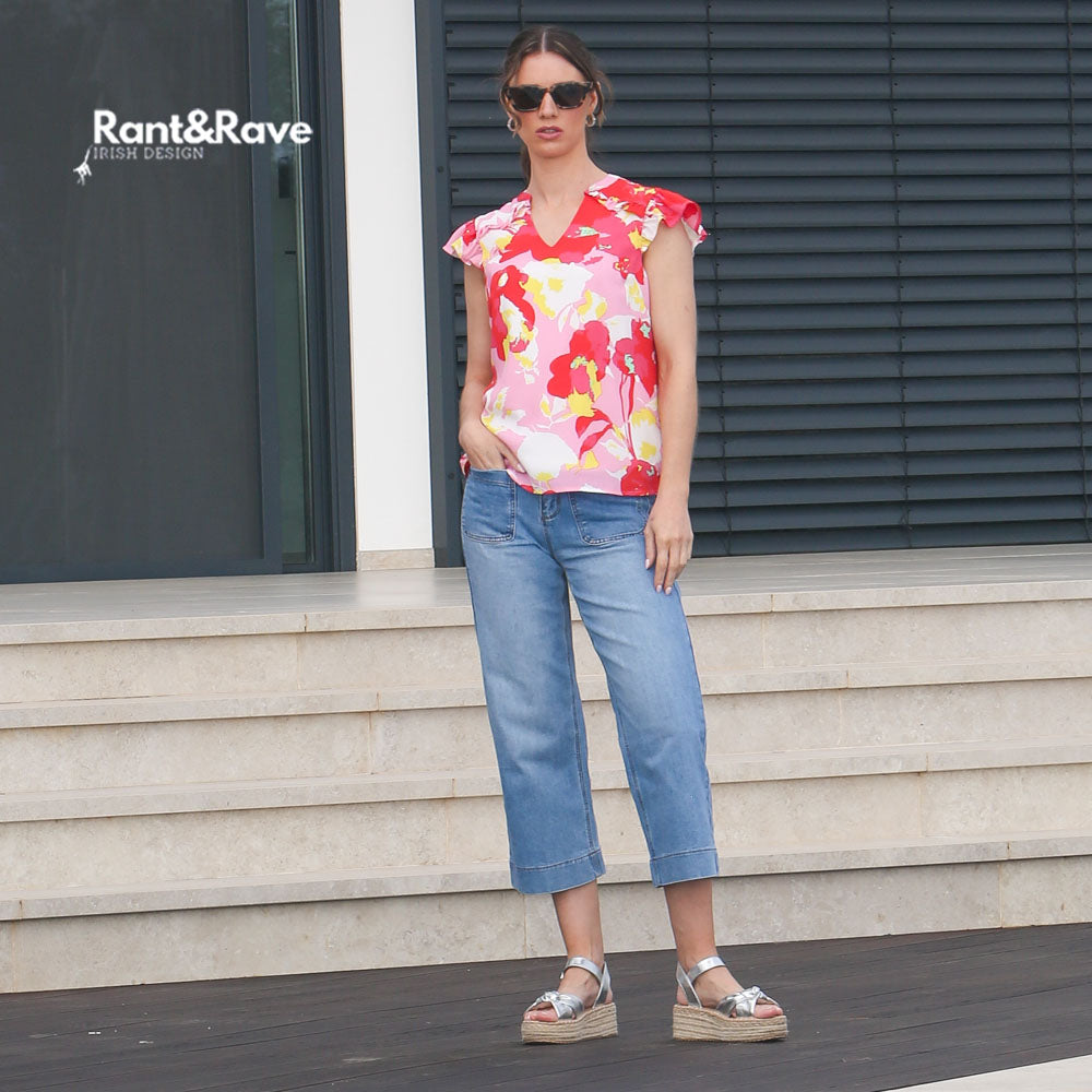Rant & Rave Leana Top Pink – Mall Road Design