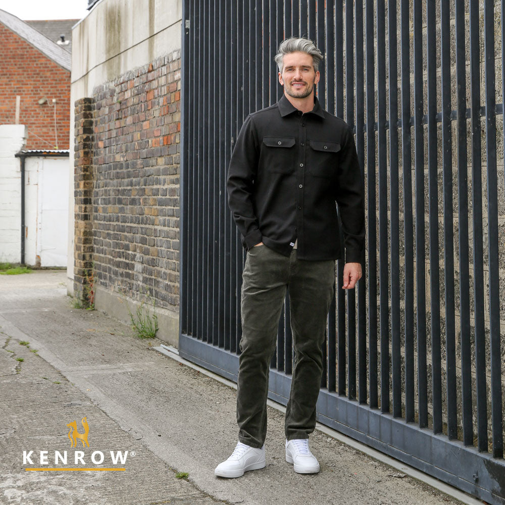 Kenrow Louie Corduroy Jean Dark Olive