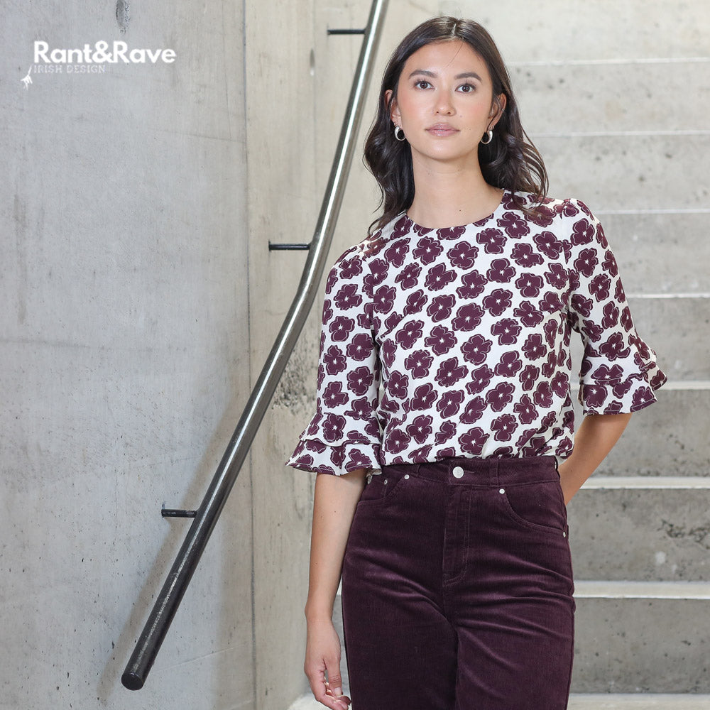 Rant & Rave Maiya Top Plum