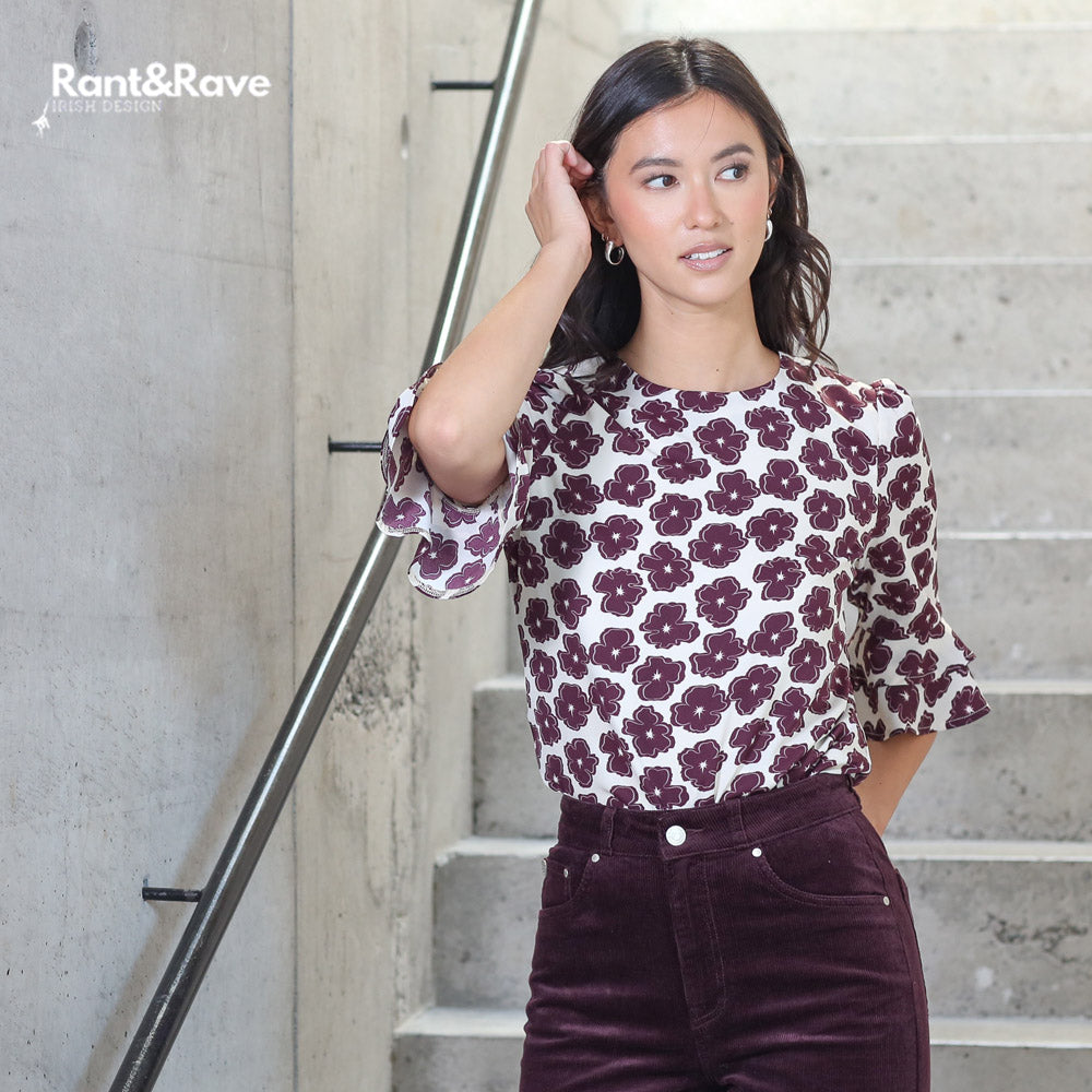 Rant & Rave Maiya Top Plum