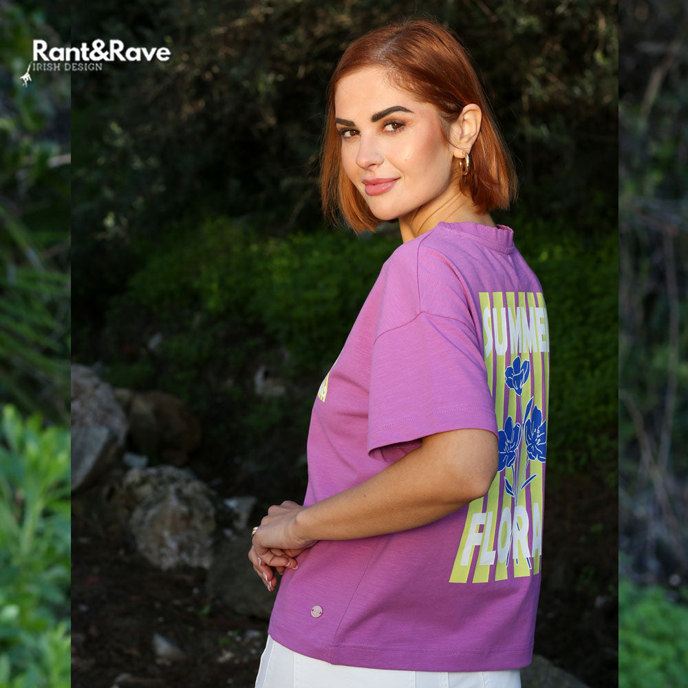 Rant and Rave Malise Tee Purple