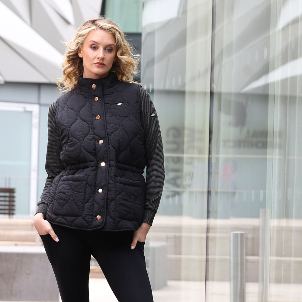 Relax & Renew Mandy Gilet Black