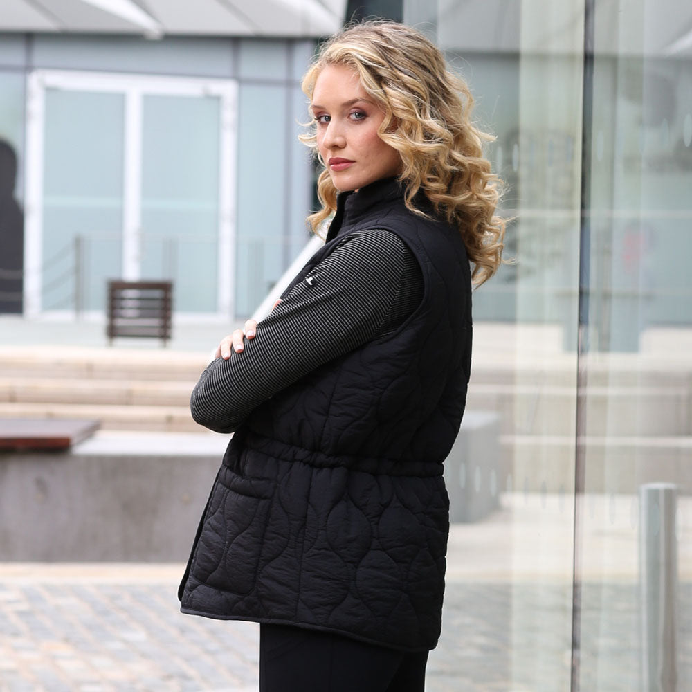 Relax & Renew Mandy Gilet Black