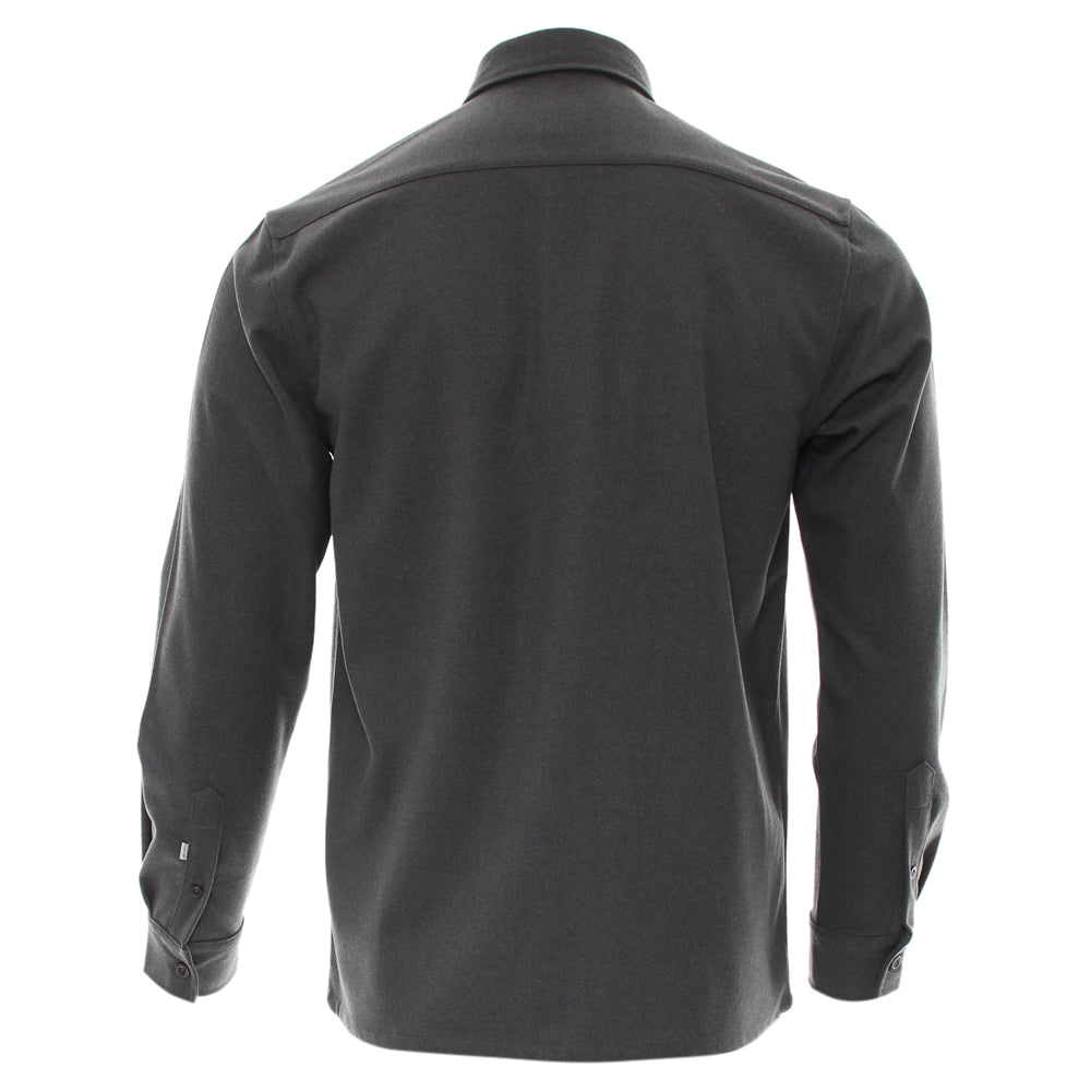 Kenrow Marc Overshirt Pewter Green Melange
