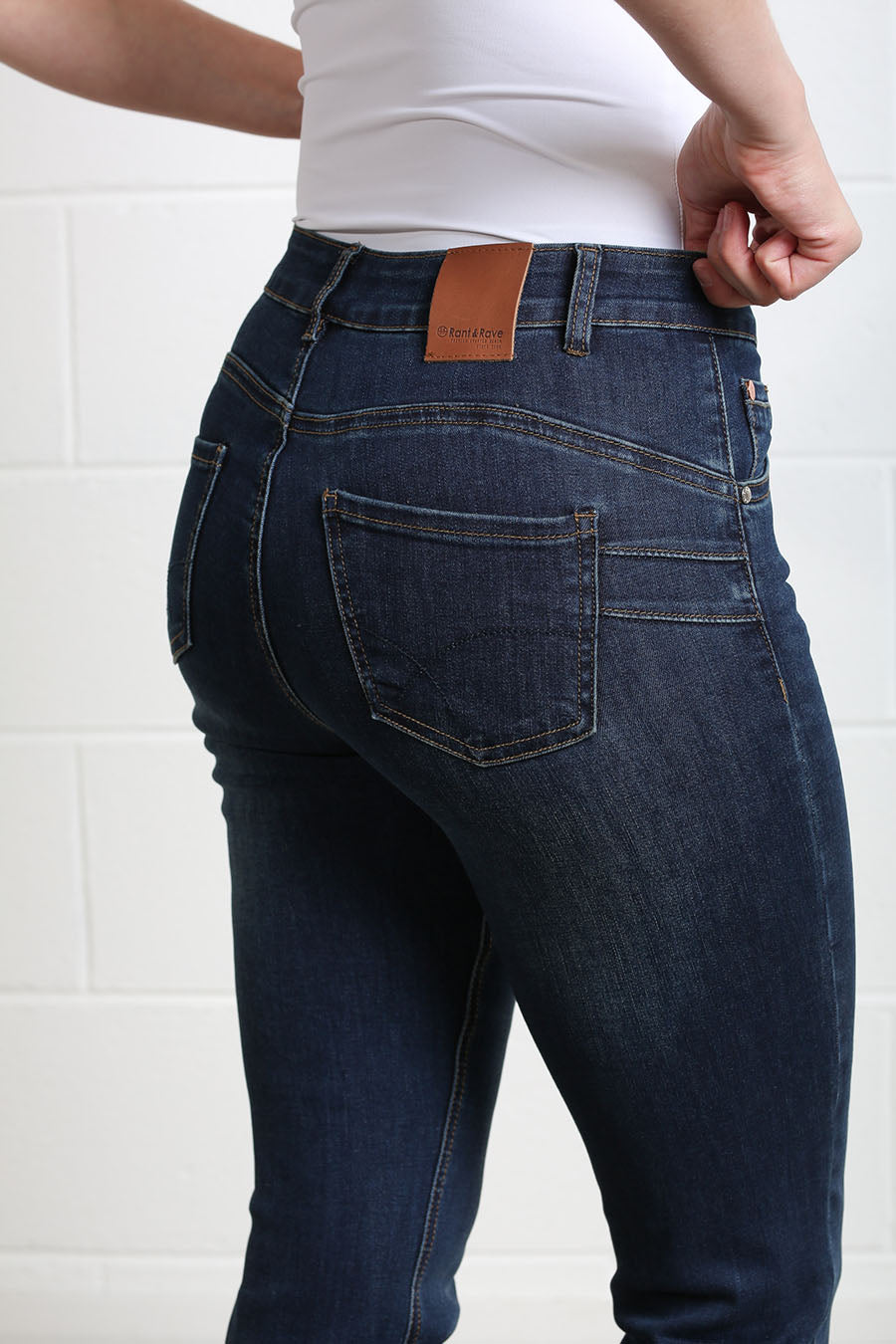 Rant & Rave Margaret Bootcut Jean Mid Blue