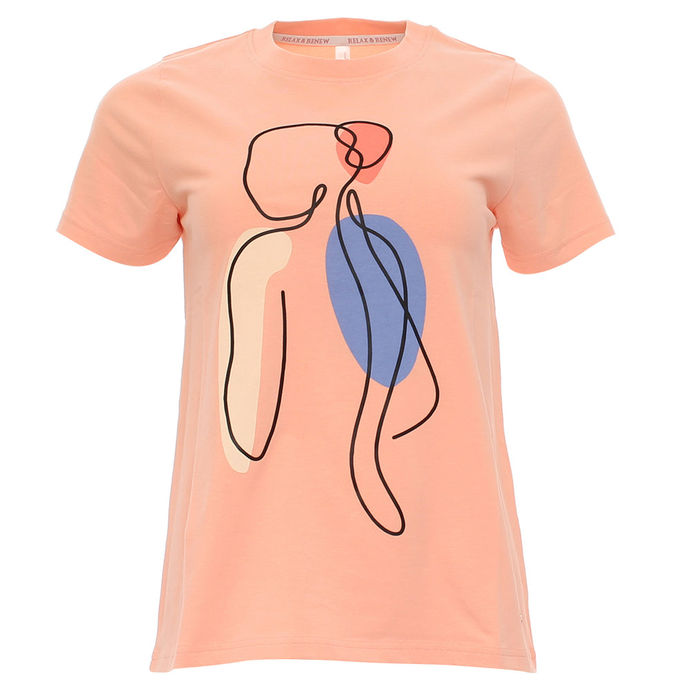 Relax & Renew Meryl Tee Peach