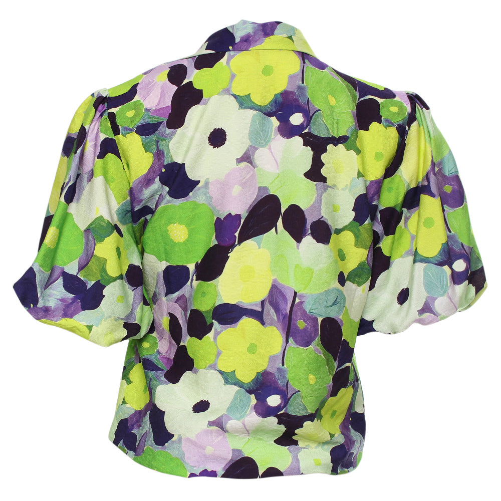 Rant and Rave Morgan Wrap Top Green