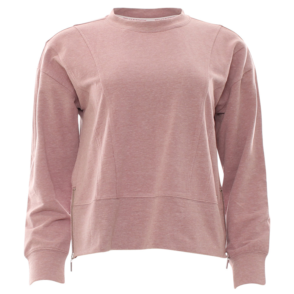 Relax & Renew Mya Long Sleeve Top Pink Melange