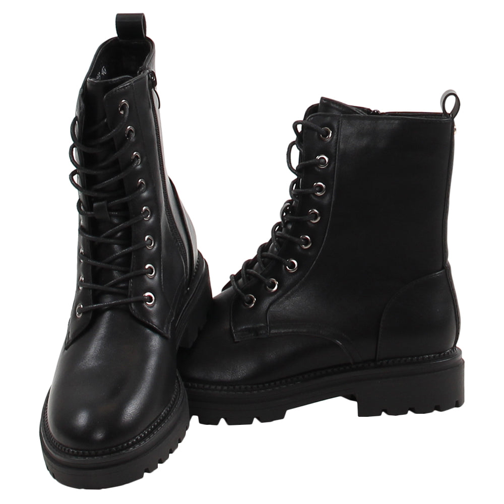 Rant & Rave Mona-Flat-Boot Black