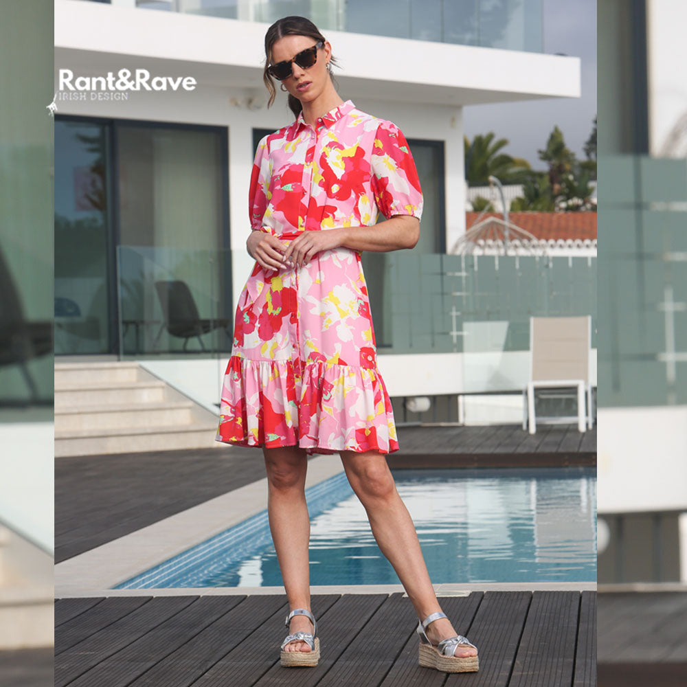 Rant & Rave Monica Dress Pink
