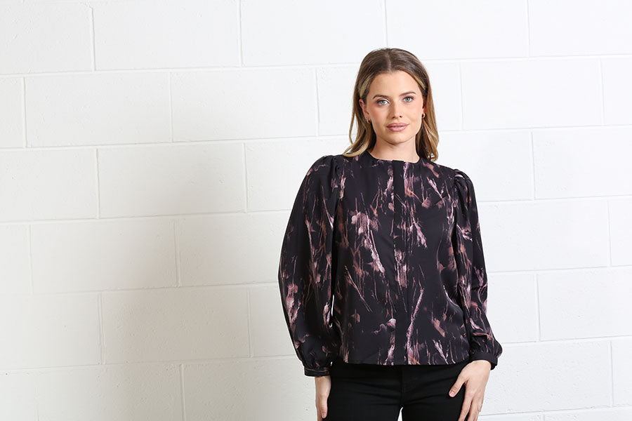Rant and Rave Naomi Blouse Black
