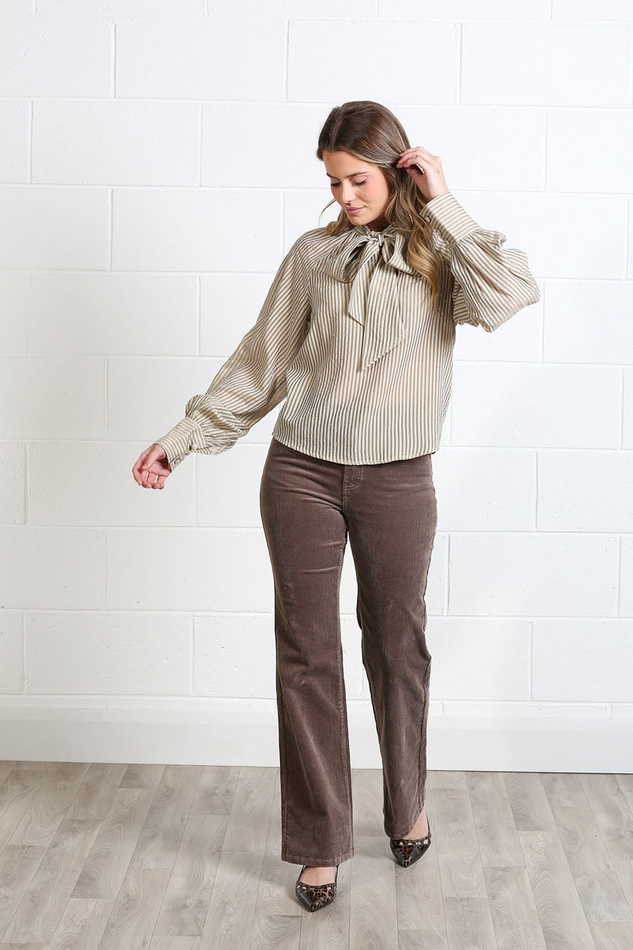 Rant and Rave Natalia Top Light Coffee