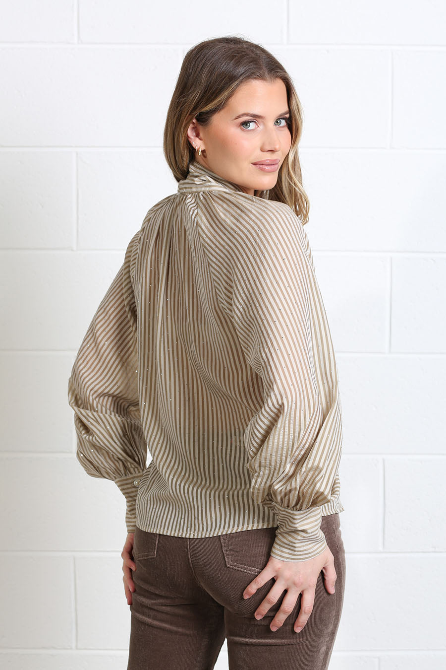 Rant and Rave Natalia Top Light Coffee
