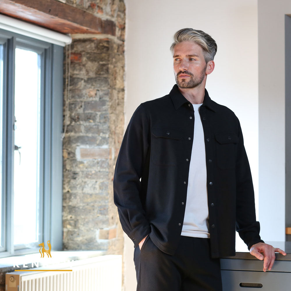 Kenrow Porter Overshirt Black