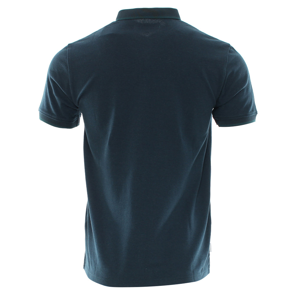 Kenrow Pedro Polo Teal Birdseye